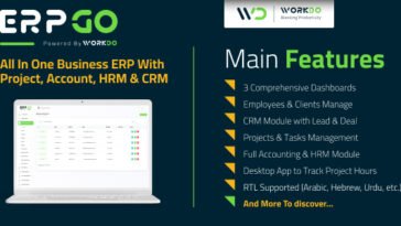 ERPGo - All In One Business ERP With Project, Account, HRM, CRM & POS