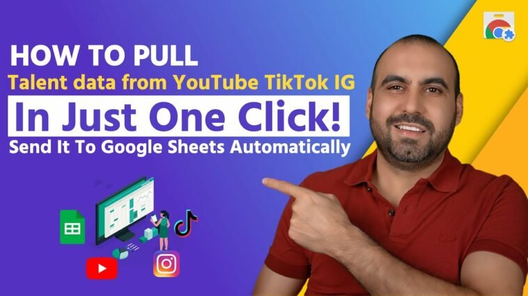 How to pull talent data from YouTube TikTok IG and more in just one click!