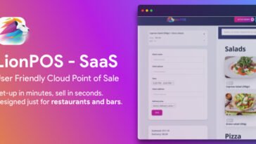 Lion POS - SaaS Point Of Sale Script for Restaurants and Bars with floor plan