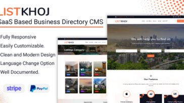 Listkhoj - SaaS Based Business Directory CMS