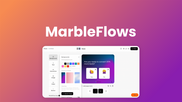 MarbleFlows - Build no-code interactive funnels