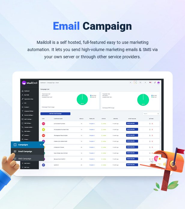 Maildoll - Email Marketing & SMS Marketing SaaS Application - 31