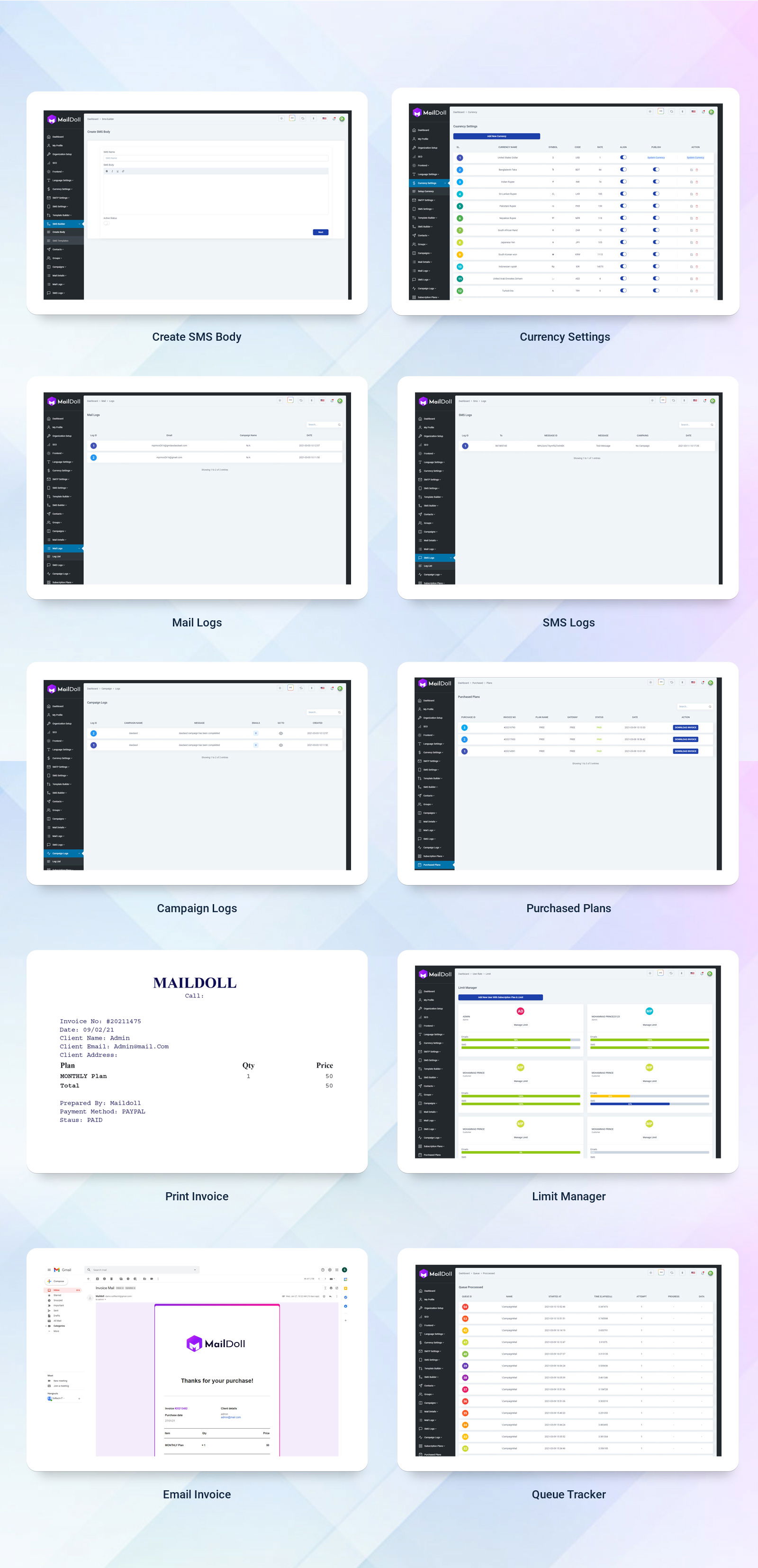Maildoll - Email Marketing & SMS Marketing SaaS Application - 28