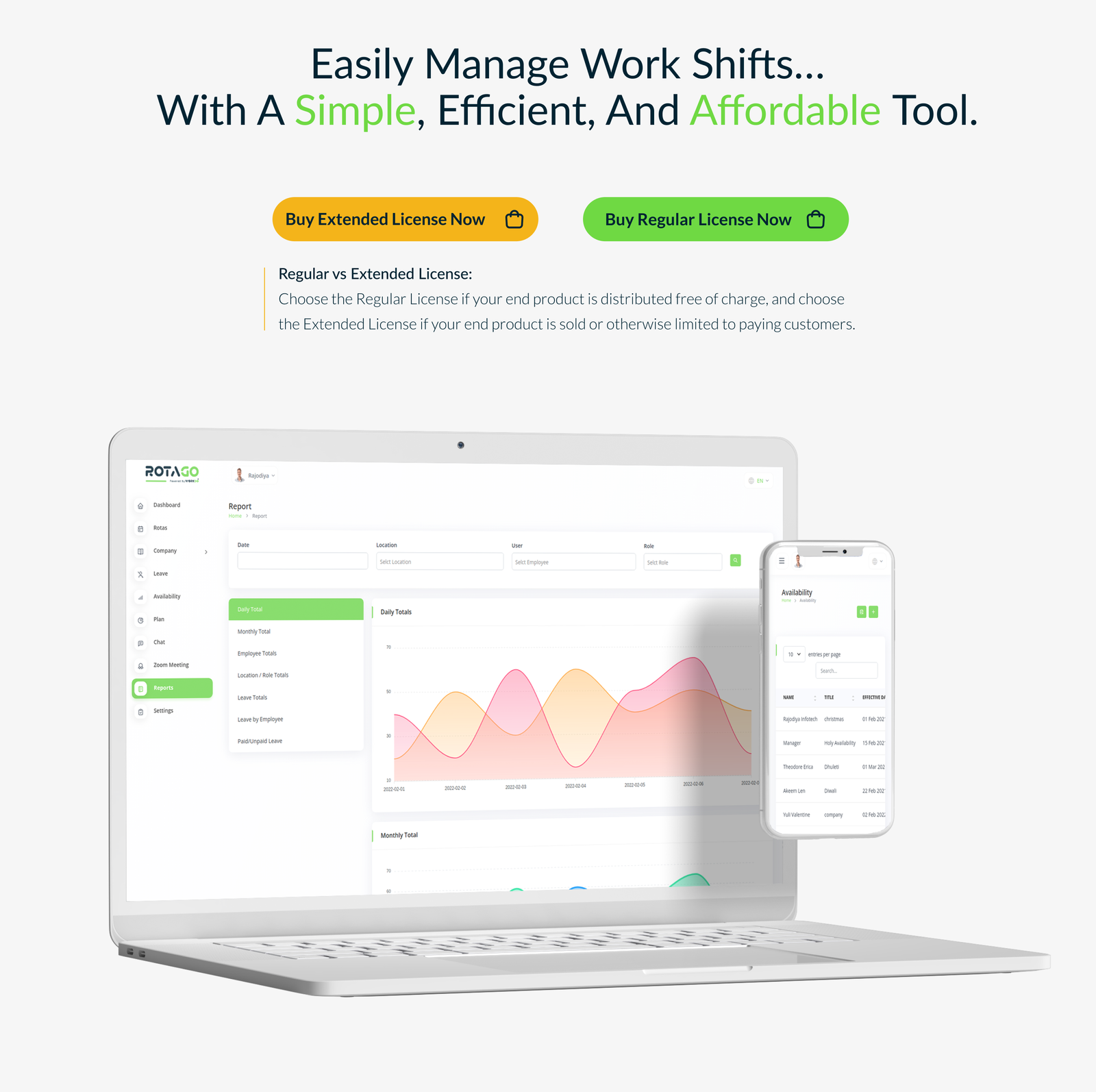 RotaGo SaaS - Staff Scheduling Tool - 5