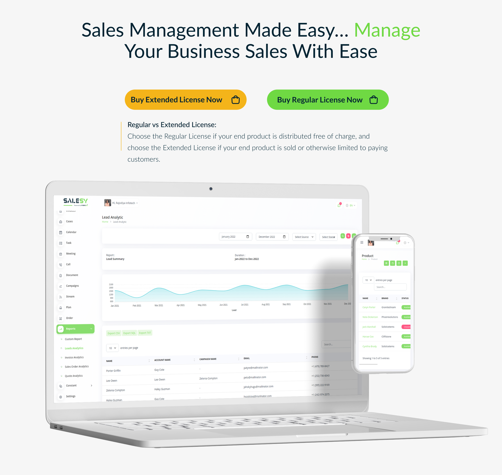 Salesy SaaS - Business Sales CRM - 5