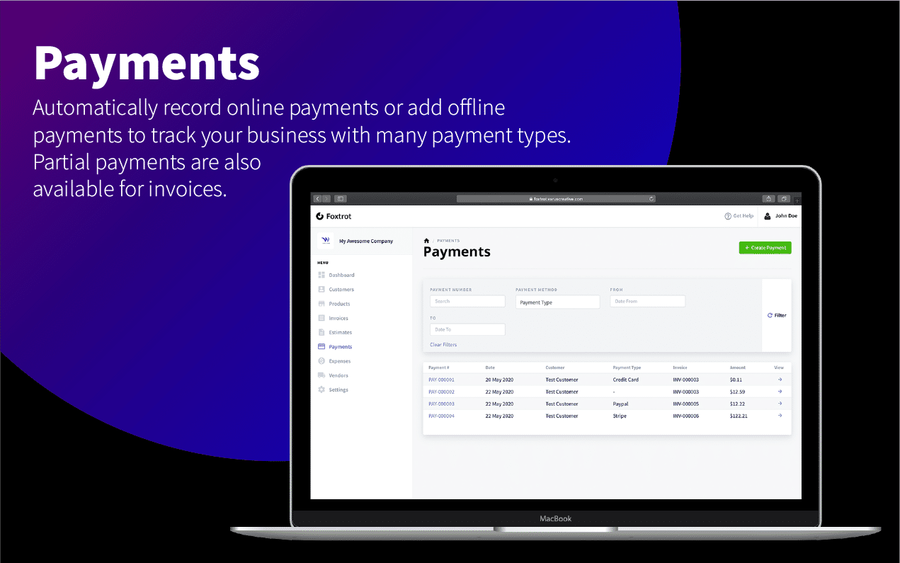 Foxtrot SaaS - Customer, Invoice and Expense Management System - 11