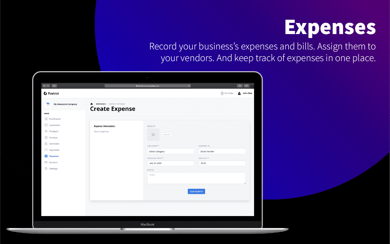 Foxtrot SaaS - Customer, Invoice and Expense Management System - 12