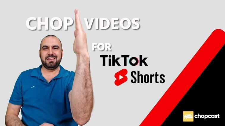 Chop long videos into more than 10 videos for TikTok and YouTube Shorts with Chopcast