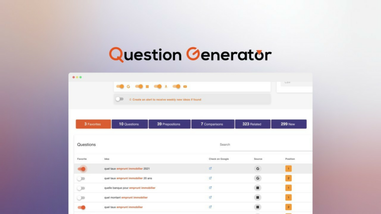 Question Generator | AppSumo