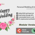 Happy Wedding - Personal Wedding & Invitation CMS