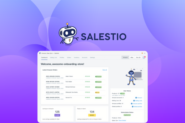 Salestio - Manage a multichannel ecommerce brand