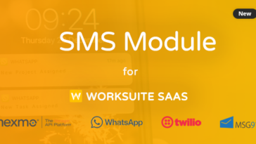 SMS Module for Worksuite SAAS