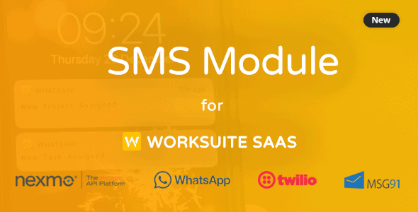 SMS Module for Worksuite SAAS