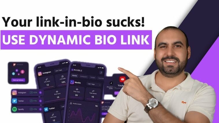 Unlocking the Power of Biolink with Dynamic Social Media Content - Marble Lifetime Deal