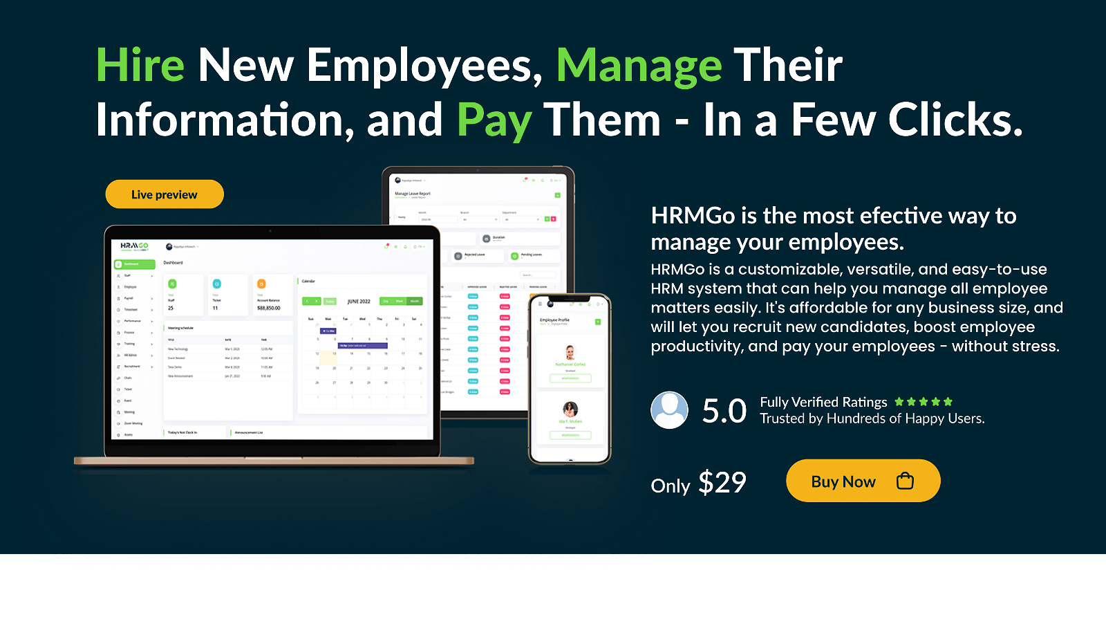HRMGo SaaS - HRM and Payroll Tool - 4