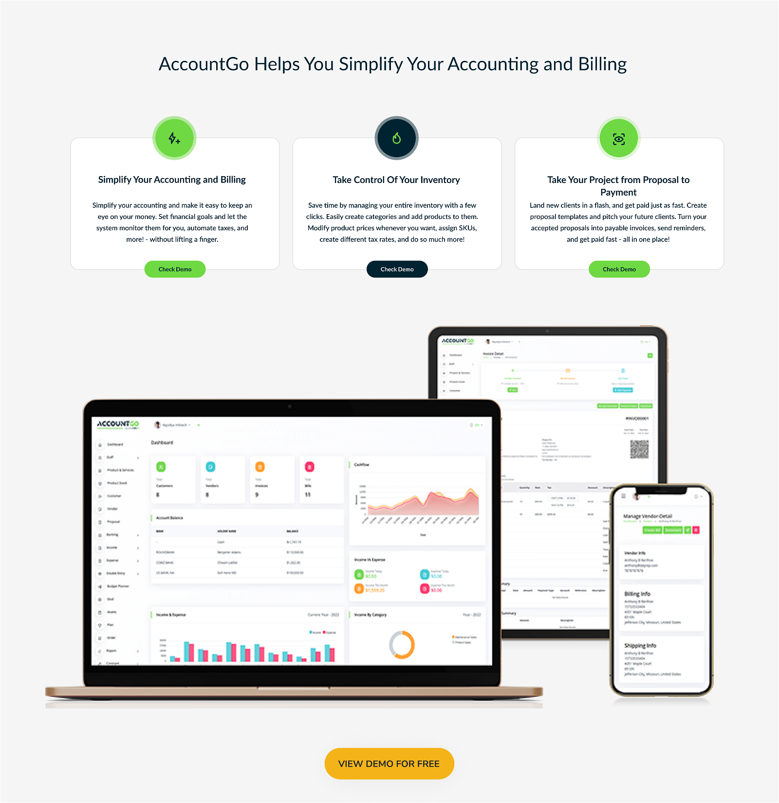 AccountGo SaaS - Accounting and Billing Tool - 7