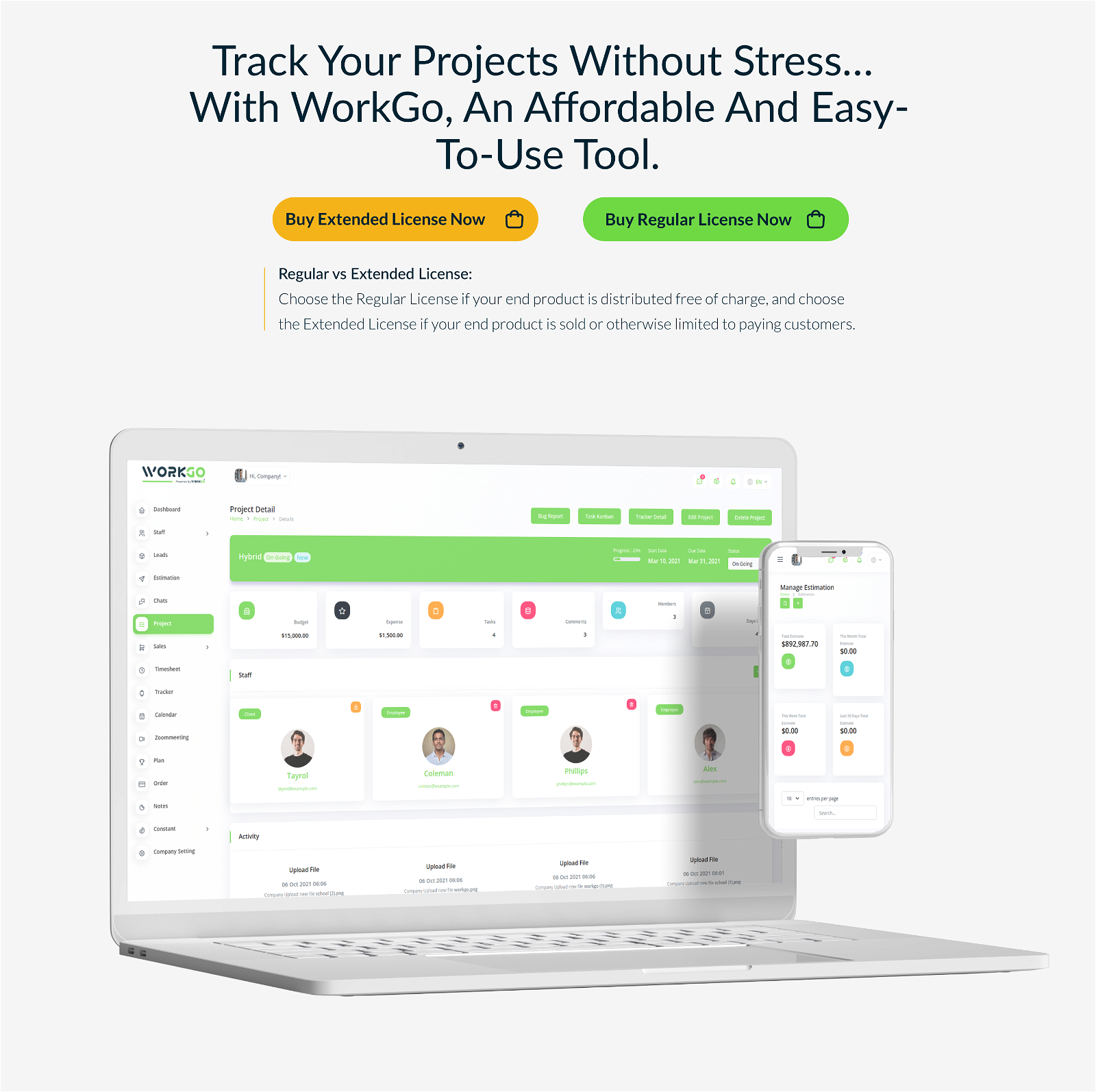 WorkGo SaaS - Lead and Project Management Tool - 5