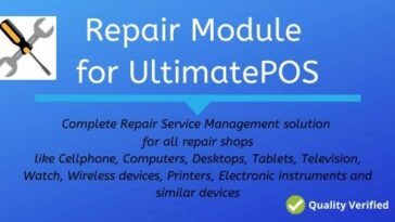 Advance Repair module for UltimatePOS (With SaaS compatible)