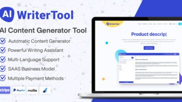 AIWriterTool - AI Content Generator Tool And Writing Assistant (SAAS)