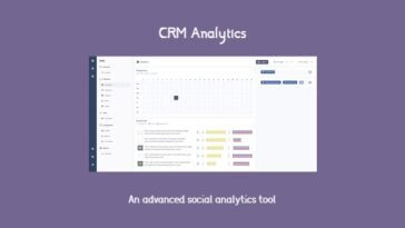CRM Analytics - advanced social analytics tool with automated email reports