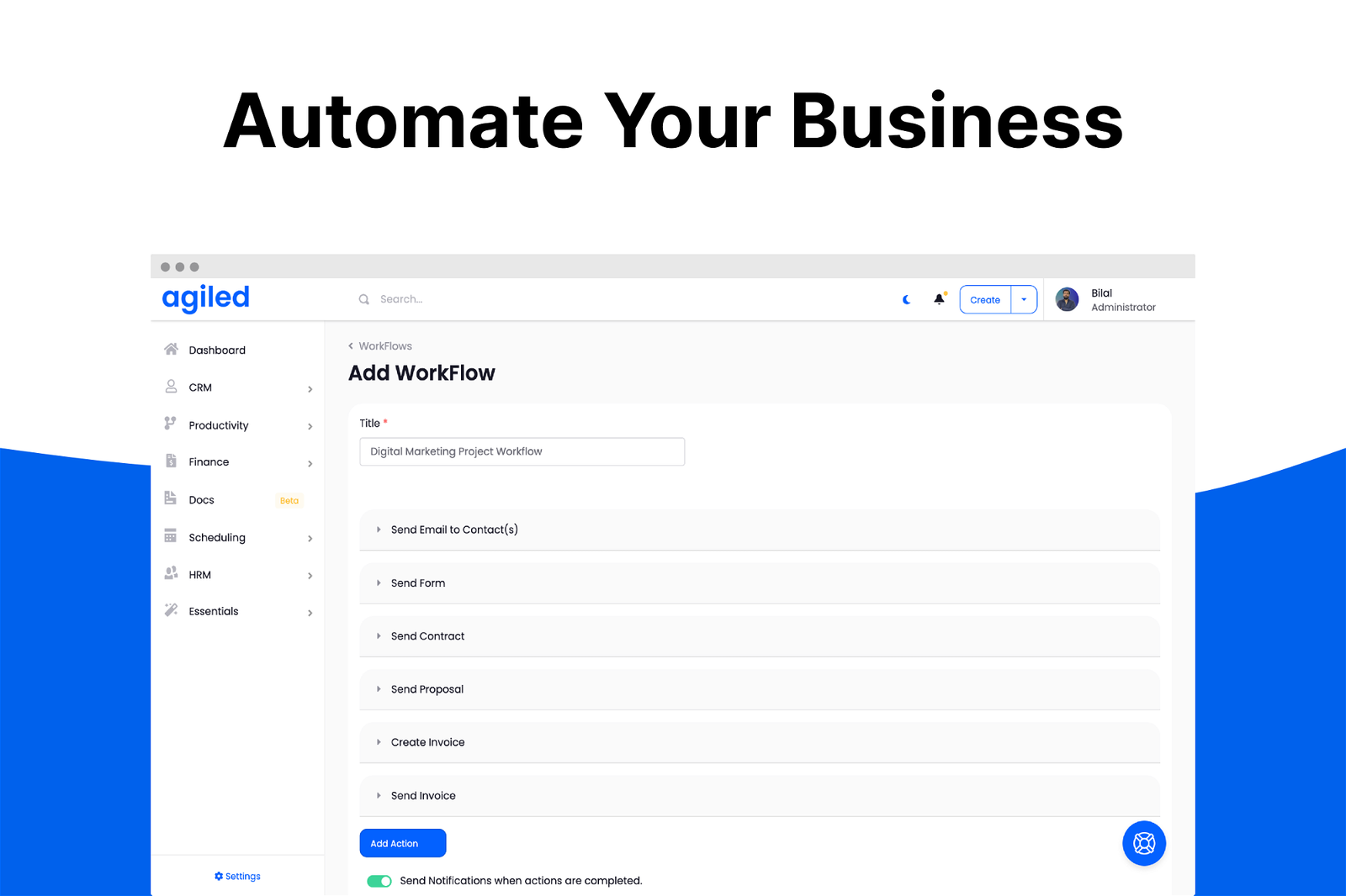 Workflow automations