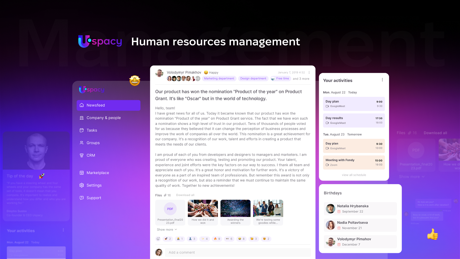 Human resources management