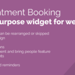 Appointment Booking Widget for WebSite (SAAS)