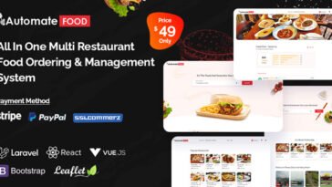 AutomateFood - Multi Restaurant & POS Management SaaS Application