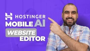 AI-Powered Website Editing - Hostinger's Desktop vs Mobile View!