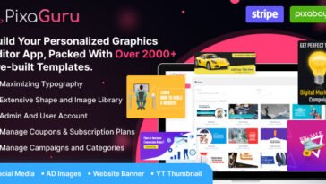 PixaGuru - SAAS Platform to Create Graphics, Images, Social Media Posts, Ads, Banners, & Stories