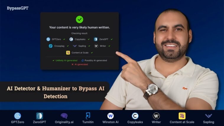 How to Humanize AI Text And Bypass All AI Detectors | 100% Human Score | BypassGPT