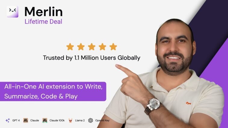 Don't Miss It: Merlin AI's $69 Lifetime Deal - Used by Over 1 Million Users!