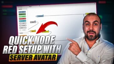 Quick Node Red Setup with Server Avatar (No Coding)