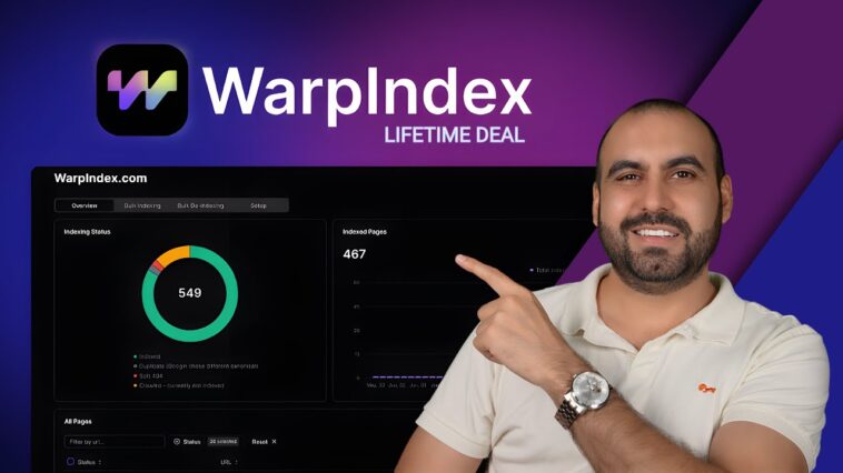 Unlock Lifetime Google Indexing with WarpIndex!