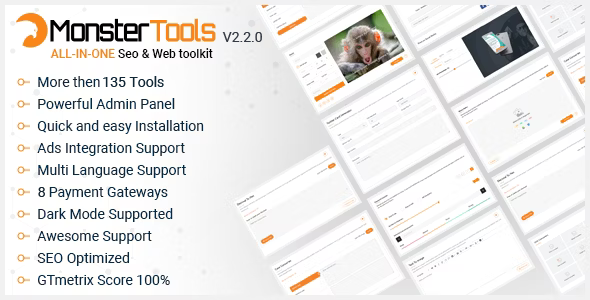 MonsterTools: The All-in-One SEO & Web Toolkit, like a Swiss Army Knife