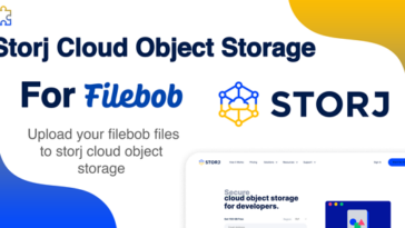 Storj Cloud Object Storage Add-on For Filebob