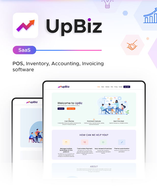 Introduction - upBiz SaaS - Inventory, Accounting, Invoicing Software